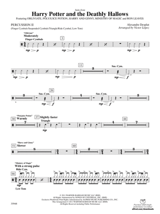 Harry Potter and the Deathly Hallows, Part 1, Suite from: 2nd Percussion