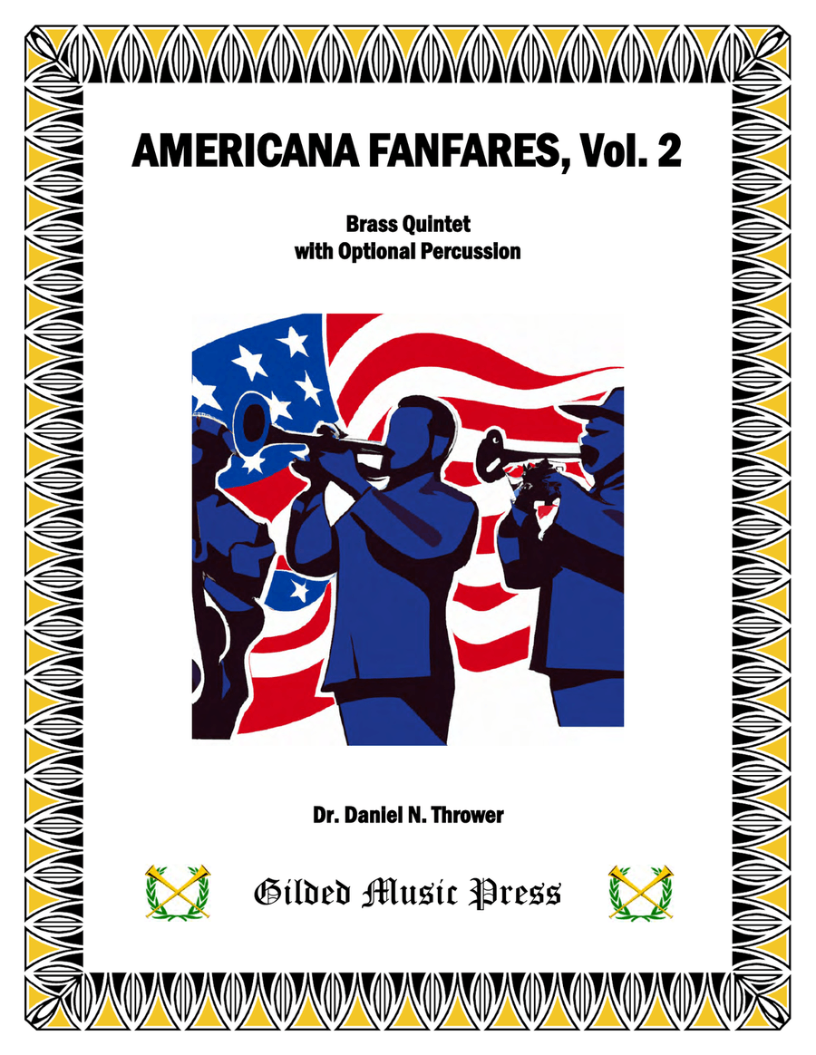 Americana Fanfares, Vol. 2, Op. 137 Brass Quintet scores gallery preview page 1