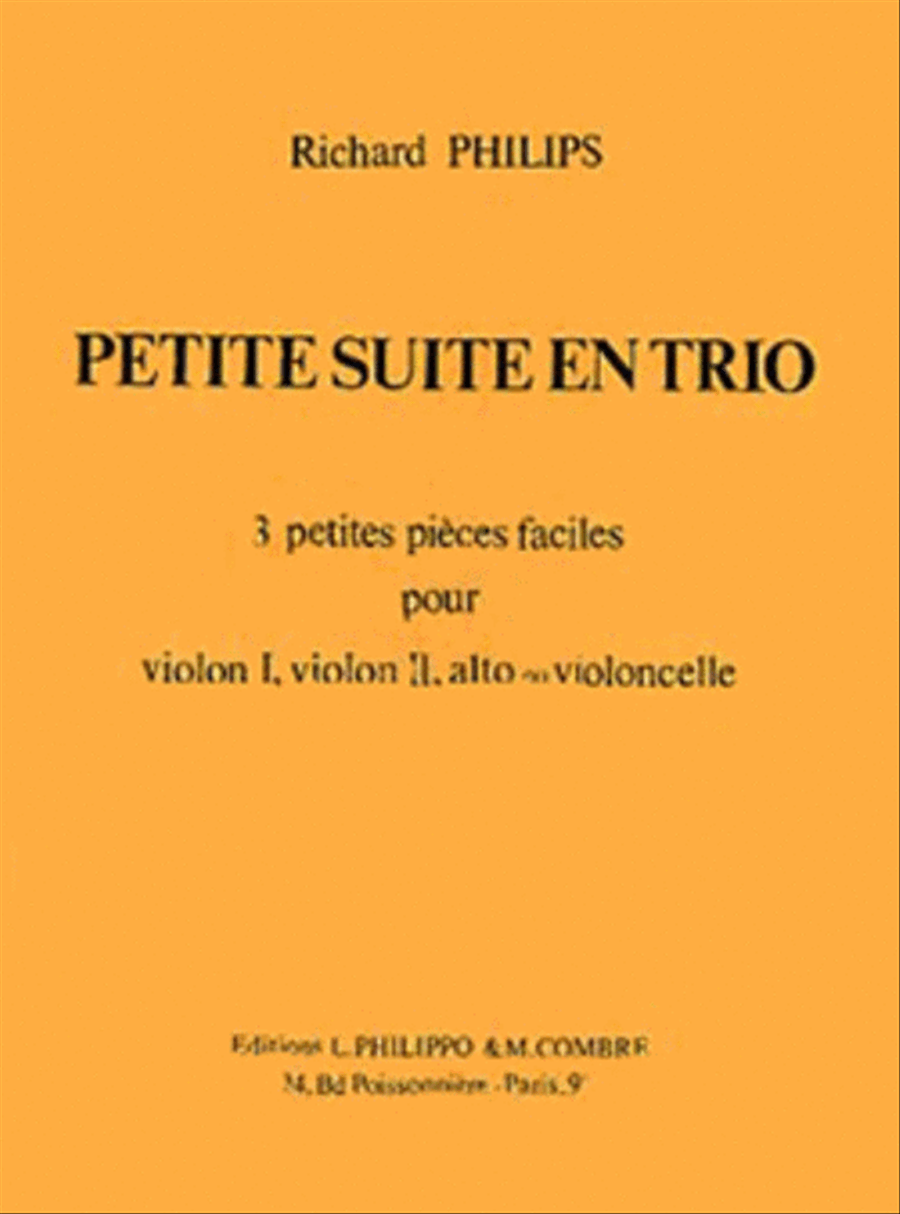 Petite suite en trio Petite suite en trio Cello scores gallery preview page 1