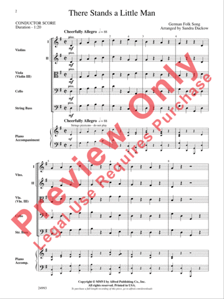 There Stands a Little Man Orchestra scores gallery preview page 3