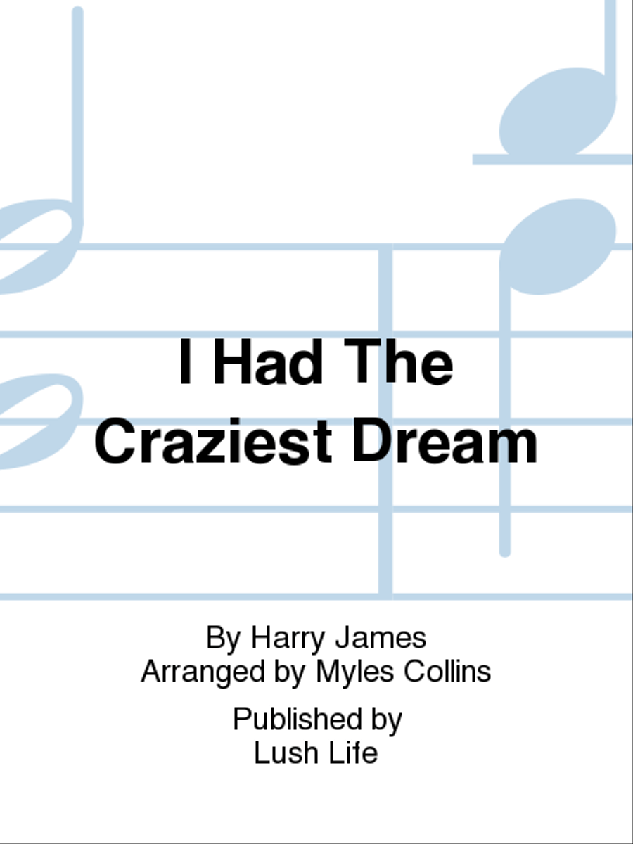 I Had The Craziest Dream Big Band scores gallery preview page 1