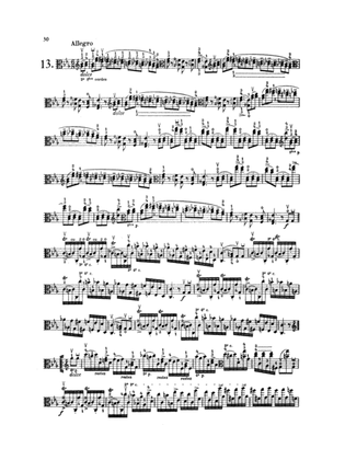 Paganini: Twenty-four Caprices, Op. 1 No. 13 (Transcribed for Viola Solo)