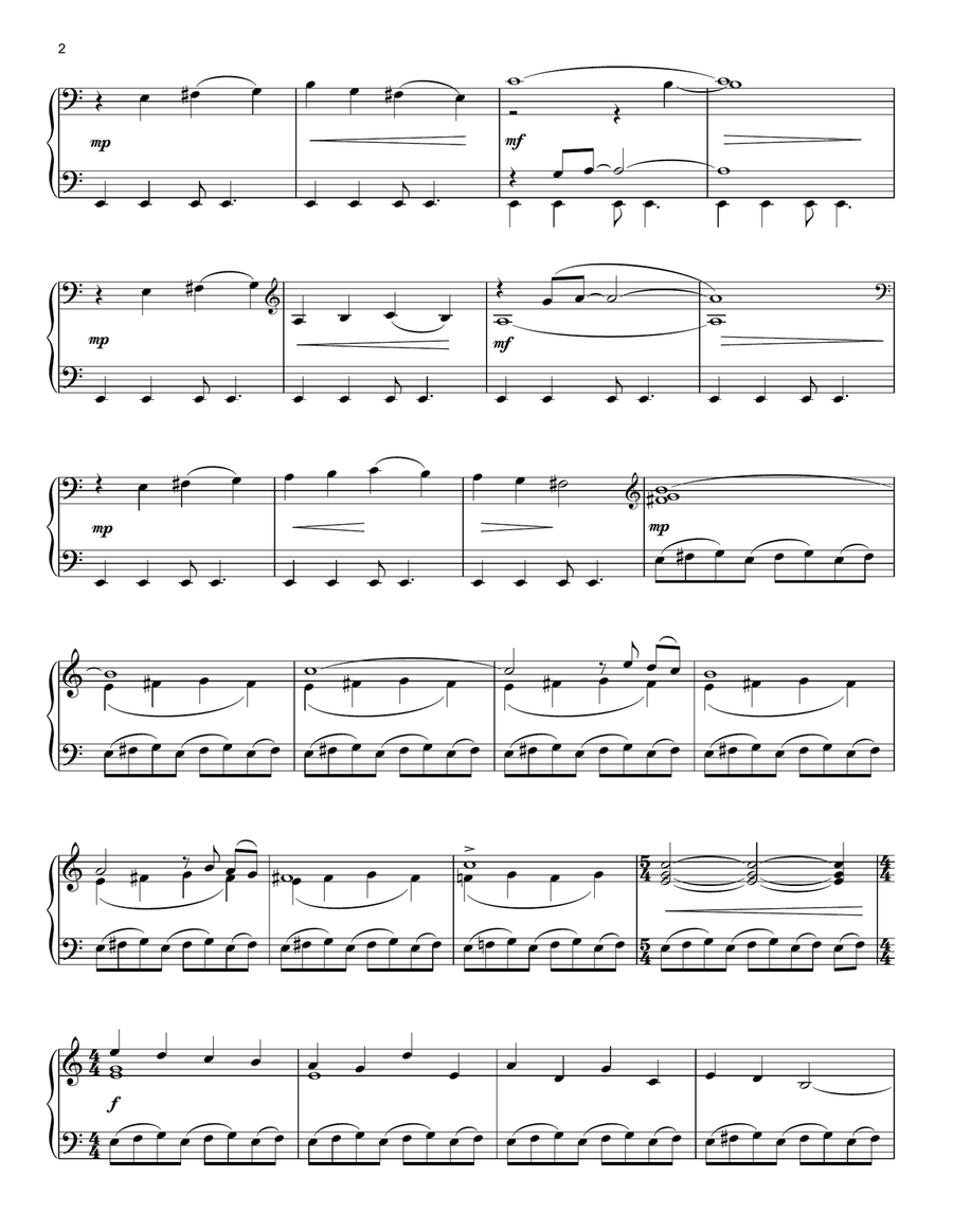 Silence Of The Lambs Piano Solo scores gallery preview page 2
