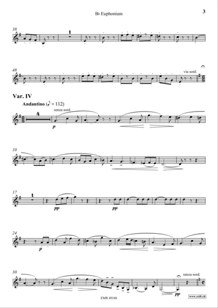 Zurcher Marsch Zurcher Marsch Euphonium scores gallery preview page 4
