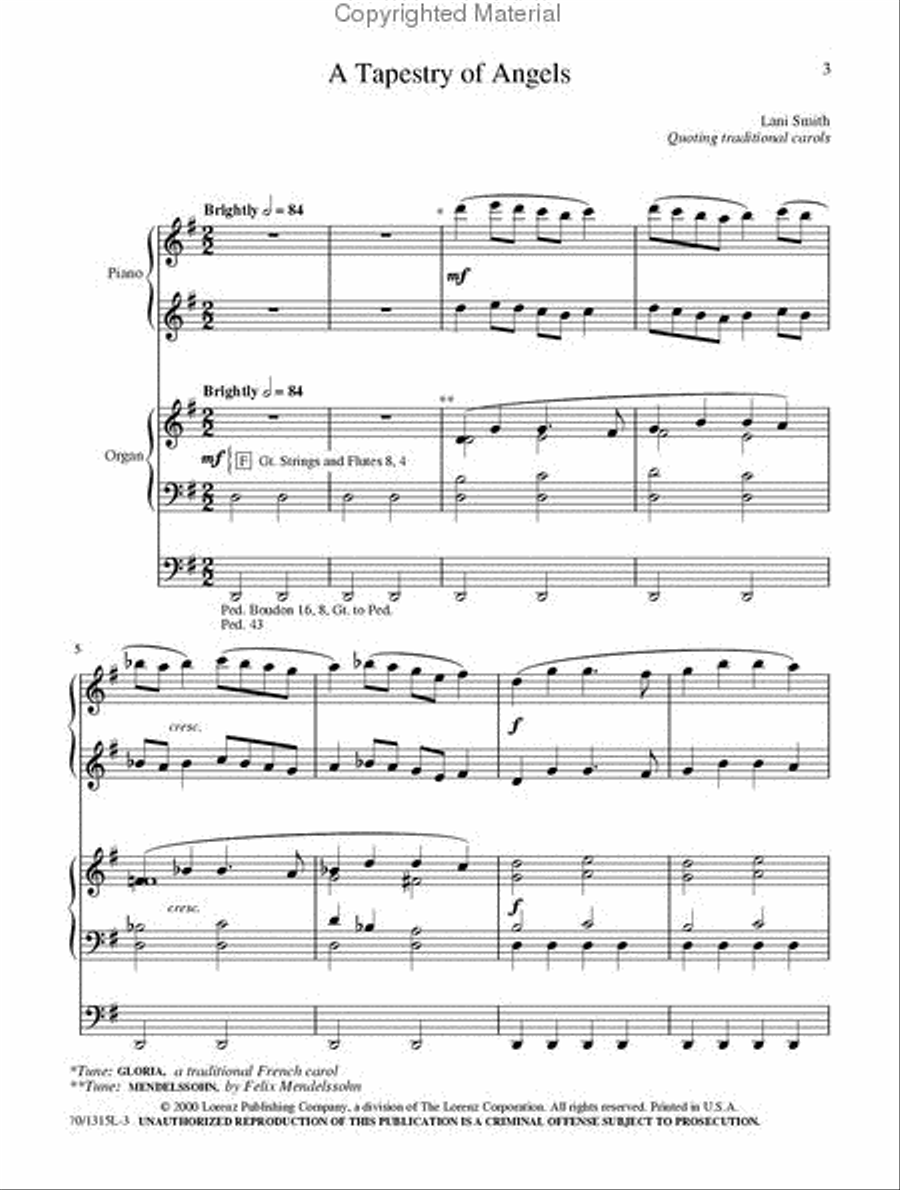 A Christmas Tapestry A Christmas Tapestry Organ scores gallery preview page 2
