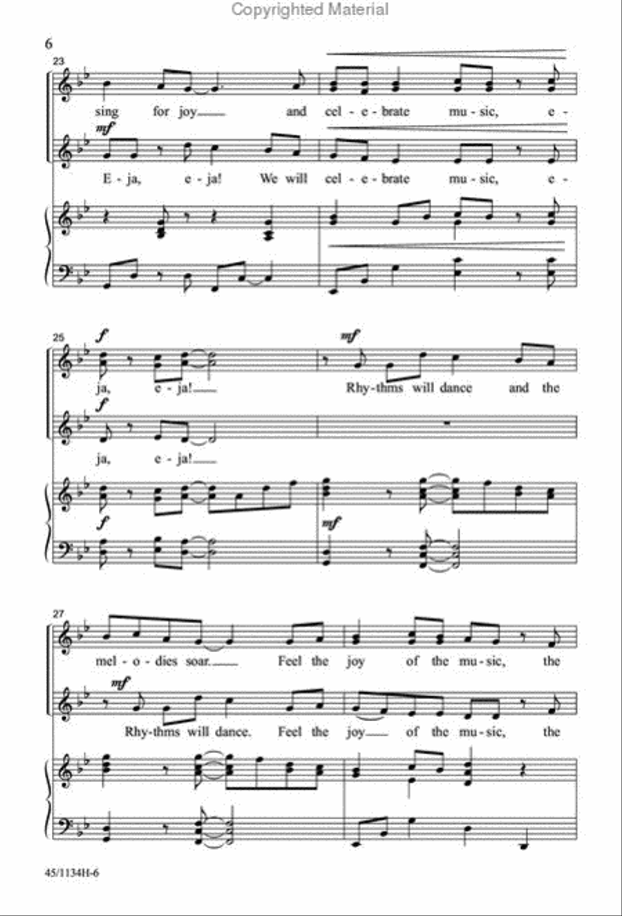 Singable Solutions for SSA Choirs SSA scores gallery preview page 5