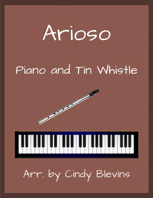 Book cover for Arioso, Piano and Tin Whistle (D)