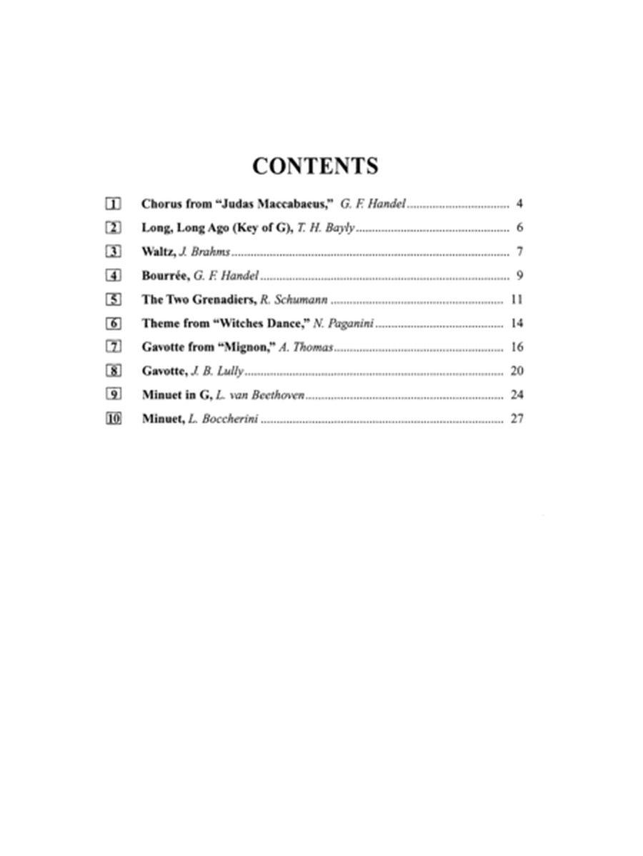 String Quartets for Beginning Ensembles, Volume 2
