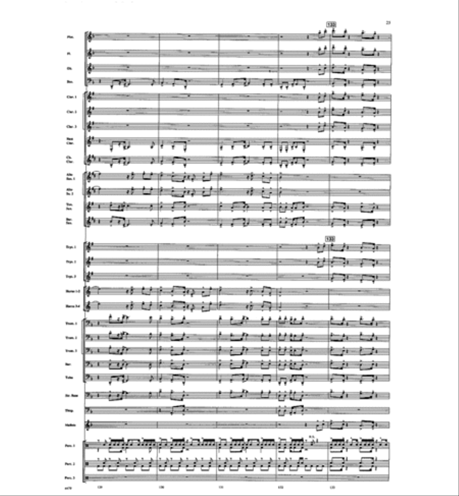 American Folk Fantasia Concert Band scores gallery preview page 26