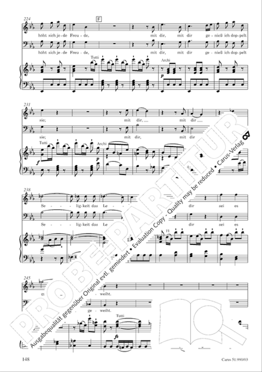The Creation (Die Schopfung) 4-Part scores gallery preview page 151