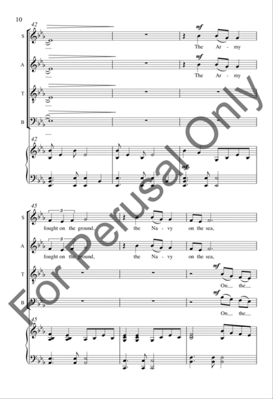 American Flag American Flag 4-Part scores gallery preview page 9