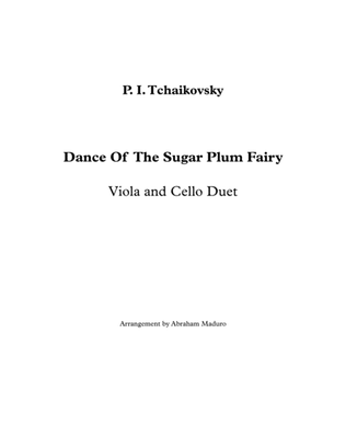 Book cover for Dance of The Sugar Plum Fairy from The Nutcracker Viola cello Duet