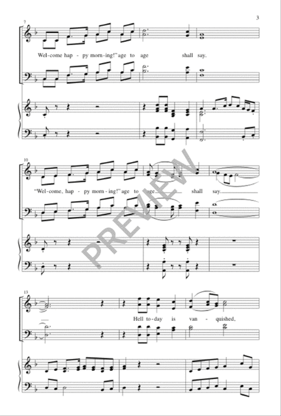 Welcome, Happy Morning! Divisi scores gallery preview page 4
