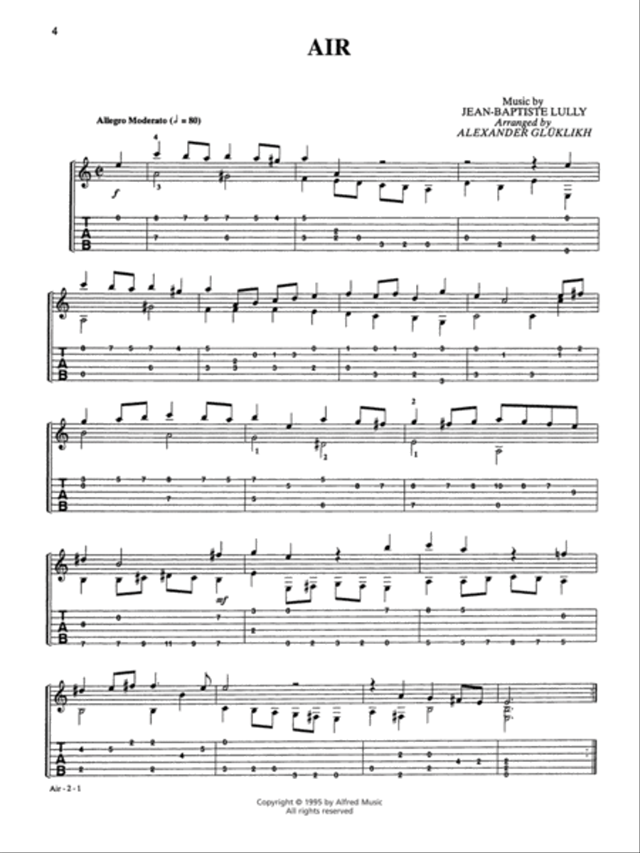 The Classical Guitar Anthology Acoustic Guitar scores gallery preview page 3