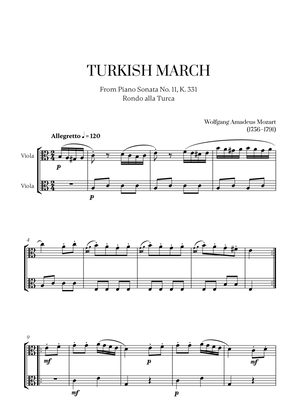 W. A. Mozart - Turkish March (Alla Turca) (for Viola Duet)