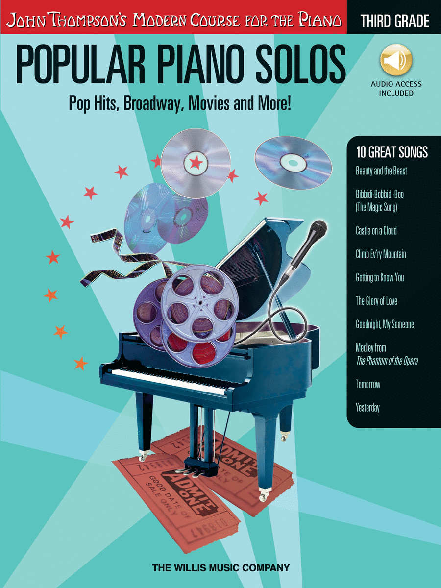 Popular Piano Solos – Grade 3 – Book/Audio Piano Solo scores gallery preview page 1