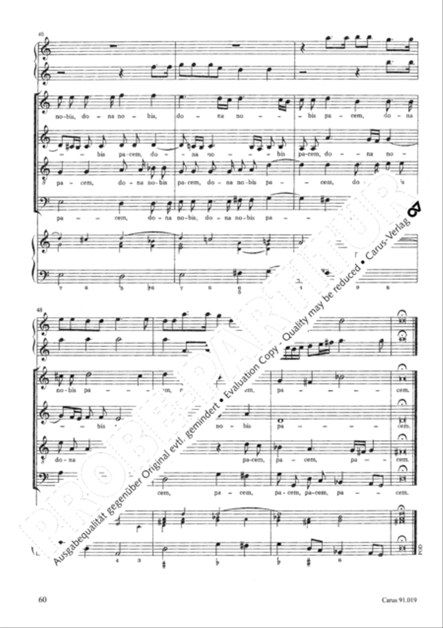 Non sine quare 4-Part scores gallery preview page 63