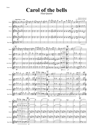 Carol of the Bells - Pentatonix style - Flute Quartet