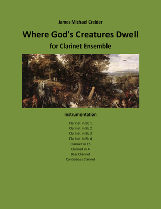 Where God's Creatures Dwell (Score)