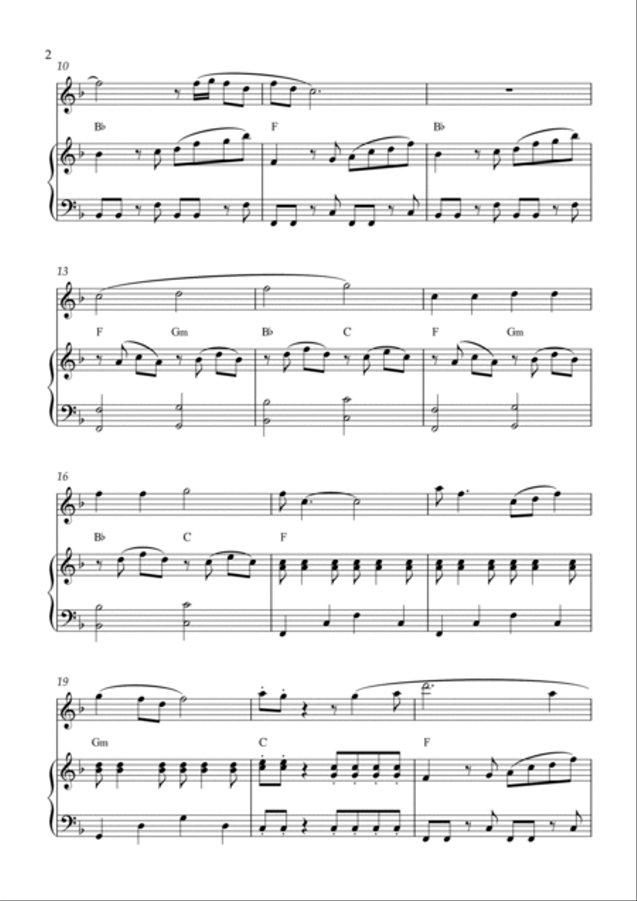 My Girl Piano scores gallery preview page 2