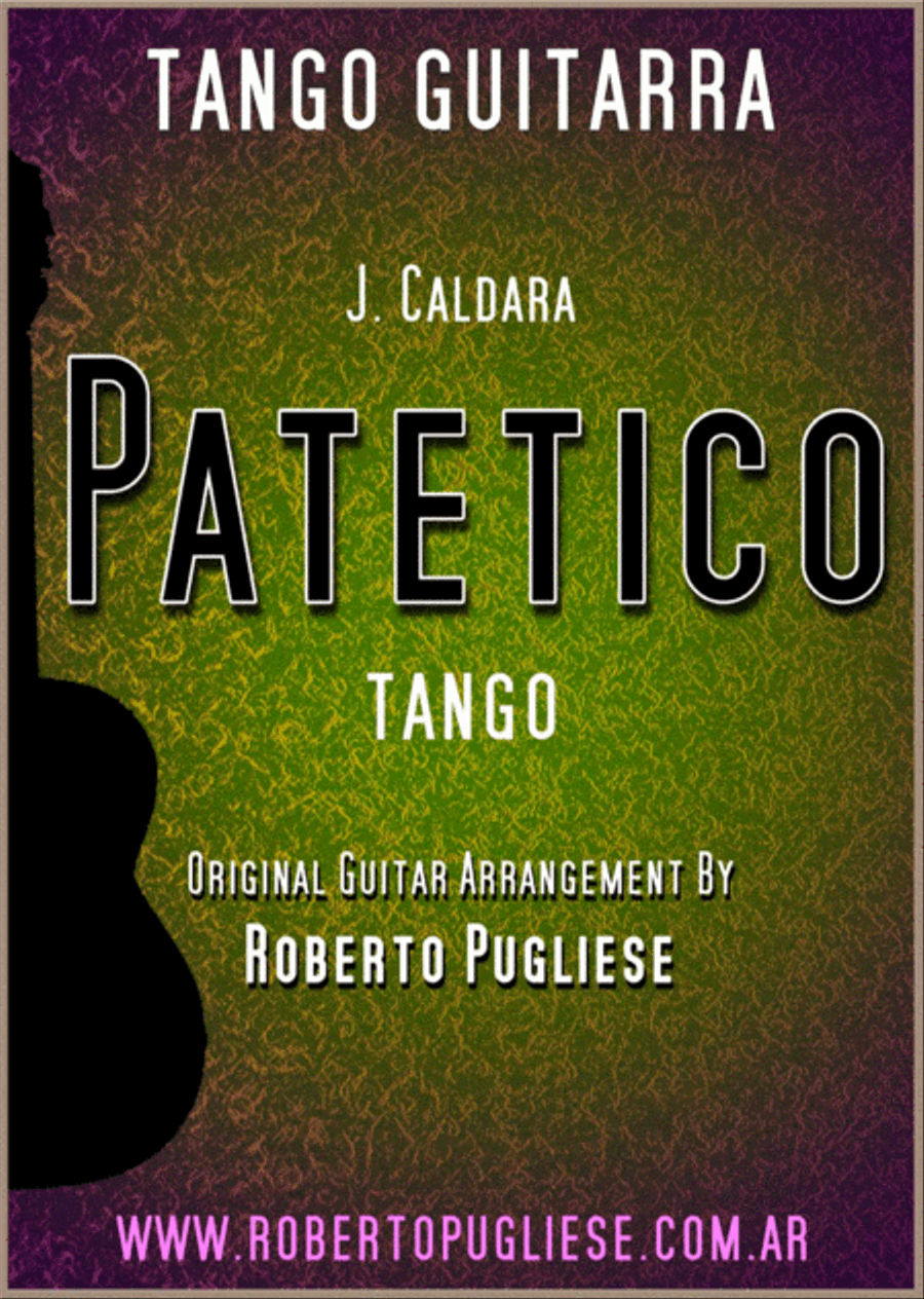 Patetico - tango guitar Classical Guitar scores gallery preview page 1