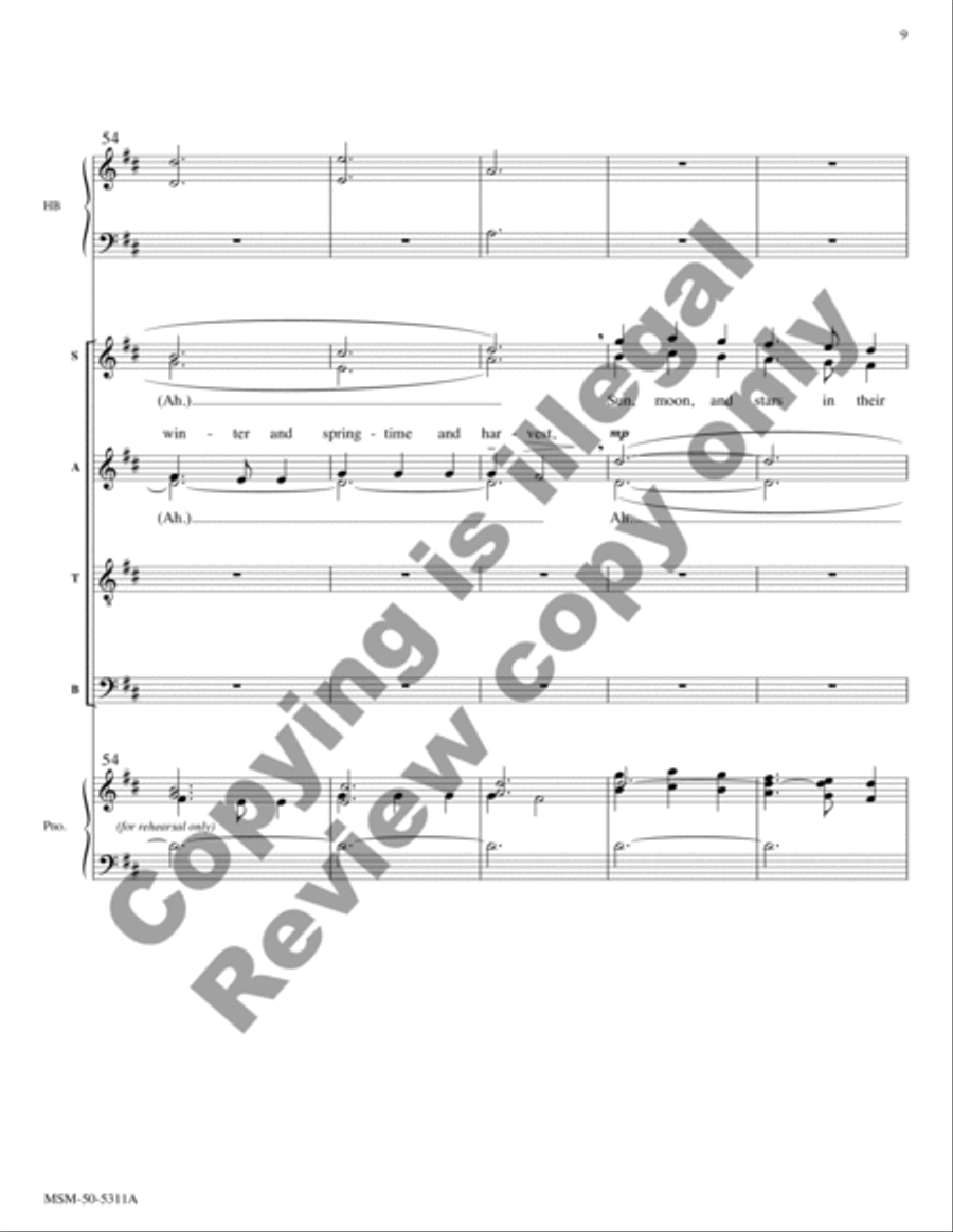 Great Is Thy Faithfulness (Full Score) Choir scores gallery preview page 20