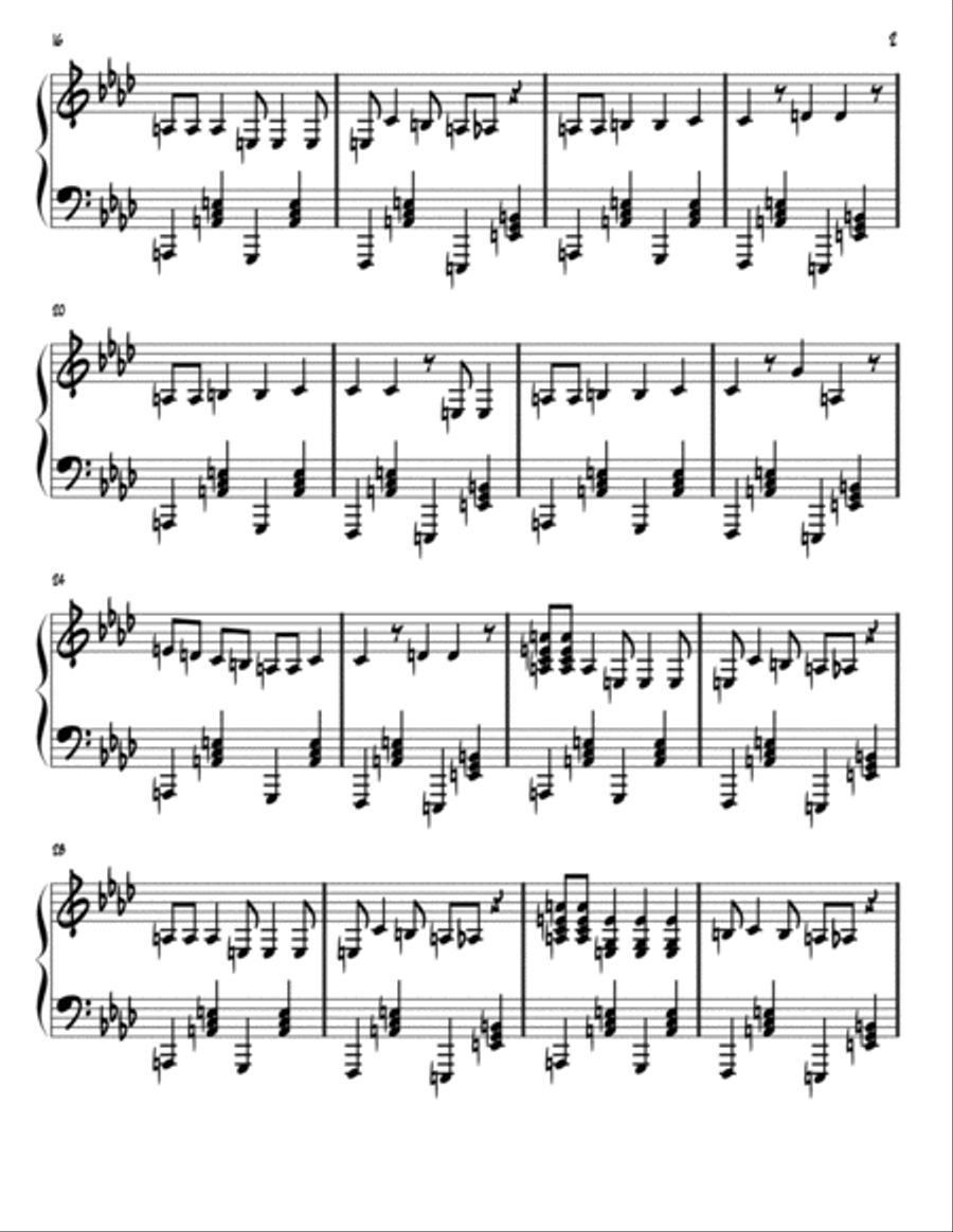 Rock of Markessa - Piano Rock of Markessa - Piano Piano Solo scores gallery preview page 2