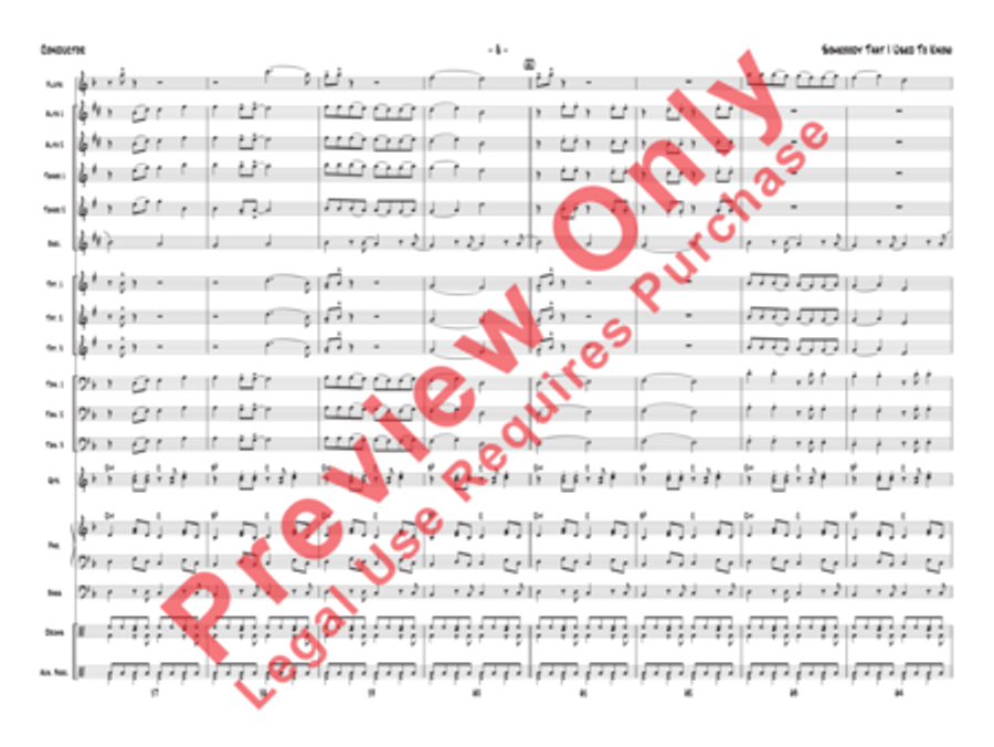 Somebody That I Used to Know Jazz Ensemble scores gallery preview page 11