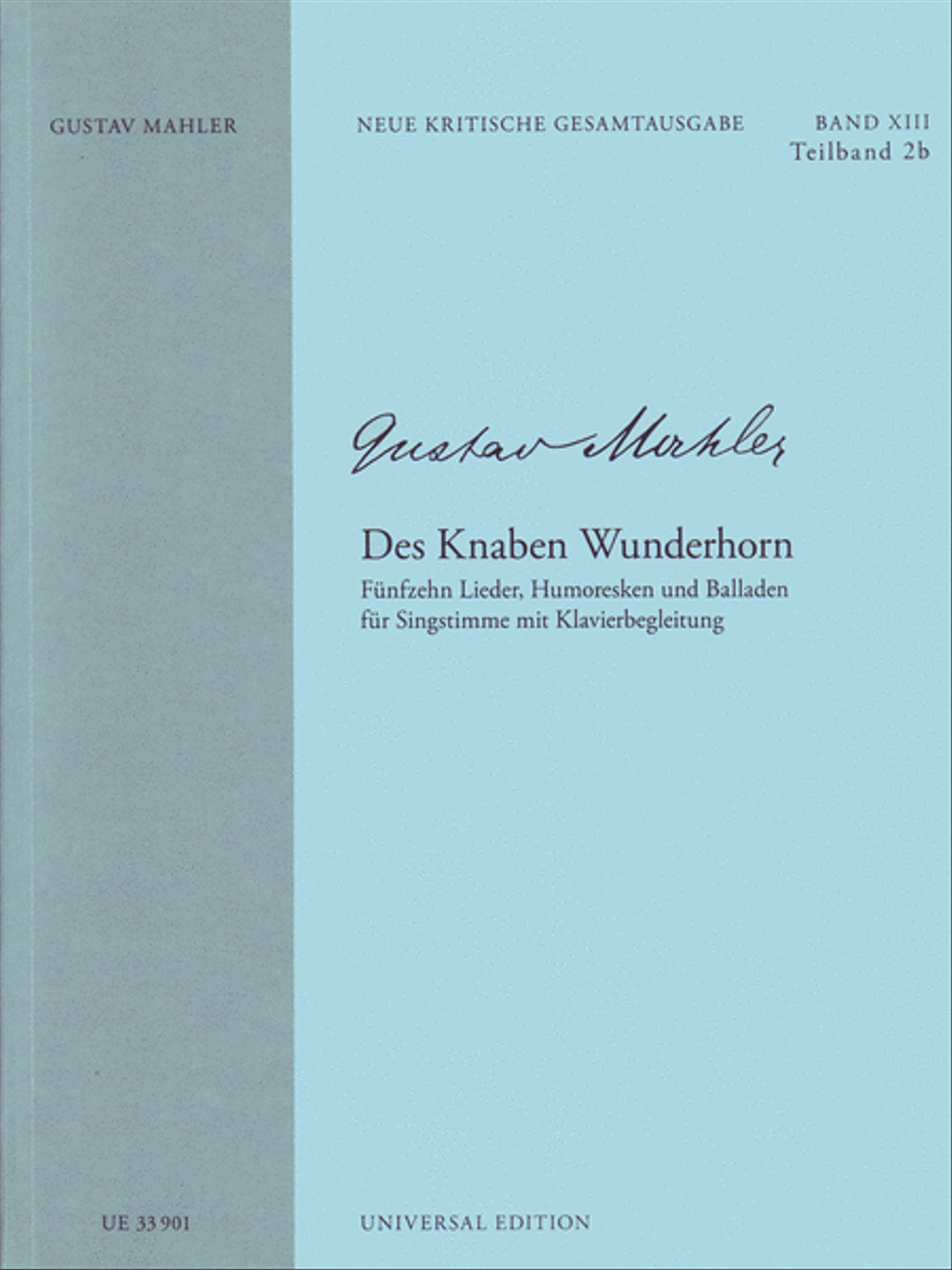 Fünfzehn Lieder, Humoresken Und Balladen Aus "Des Knaben Wunderhorn"