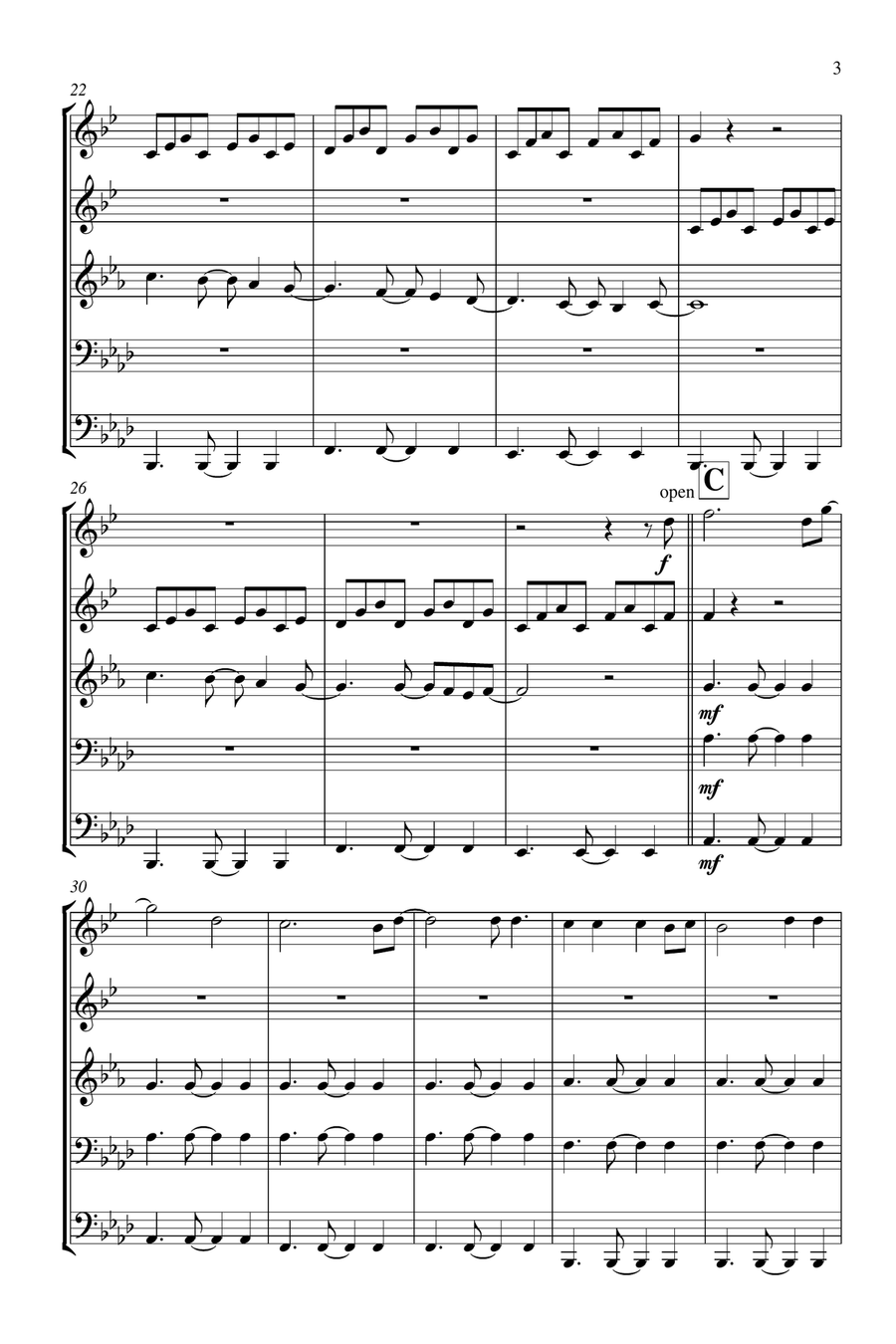 All Of Me All Of Me Brass Ensemble scores gallery preview page 4