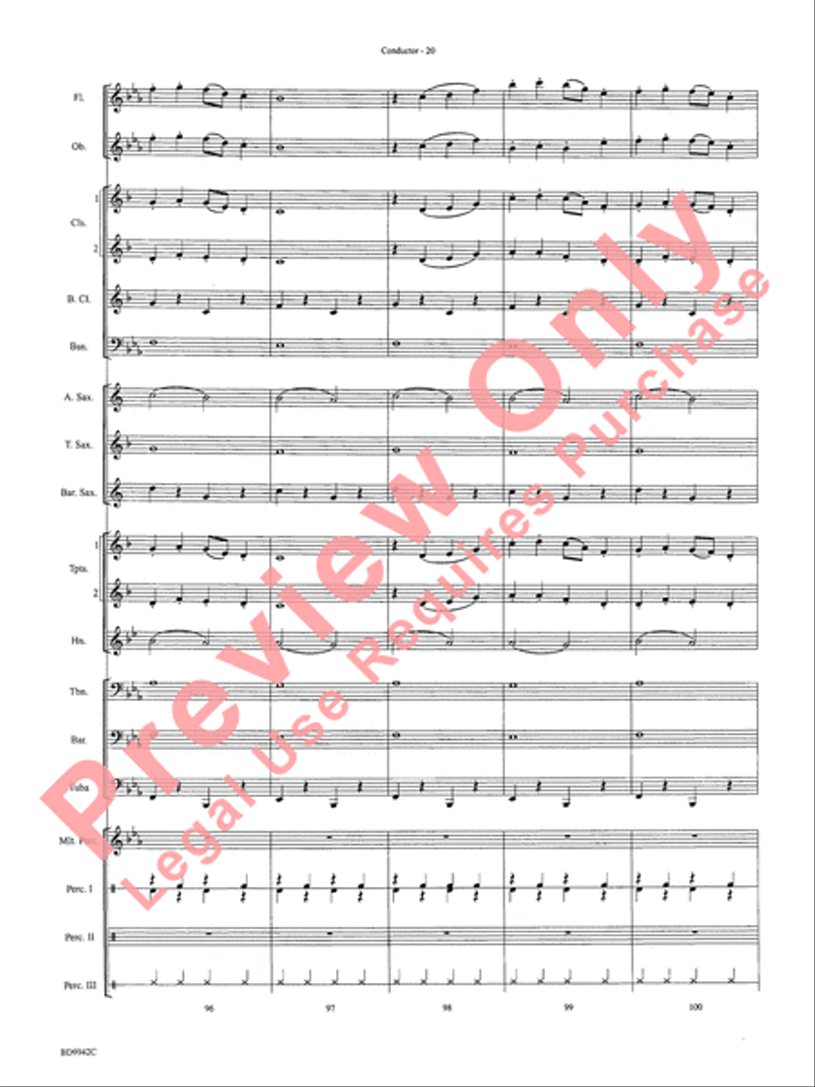 Sleigh Ride Sleigh Ride Concert Band scores gallery preview page 23