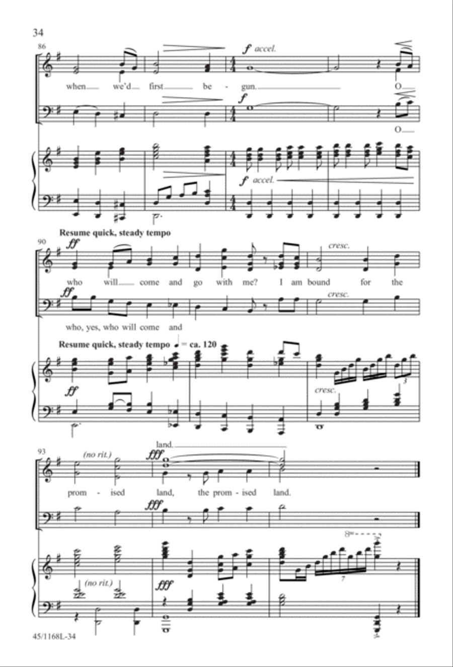 8 Anthems for About 12 Singers 3-Part scores gallery preview page 34
