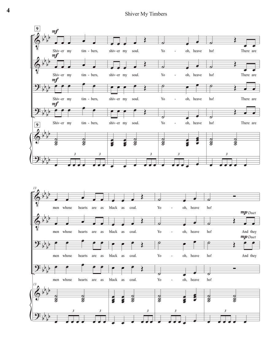 Shiver My Timbers Shiver My Timbers TTBB scores gallery preview page 4