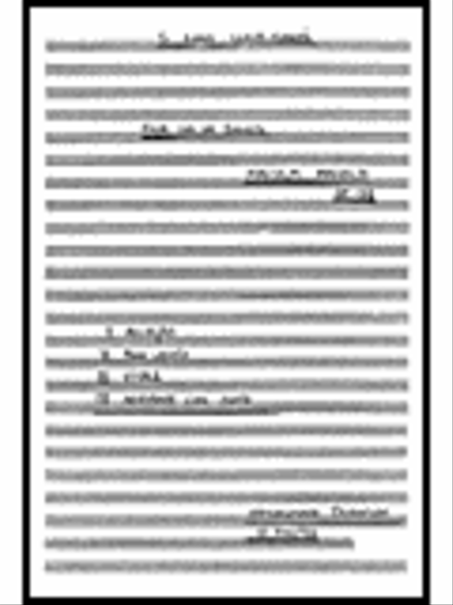 Malcolm Arnold: Four Welsh Dances Op.138 (Full Score) Orchestra scores gallery preview page 1