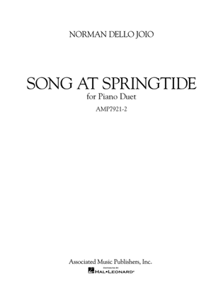 Book cover for Song at Springtide