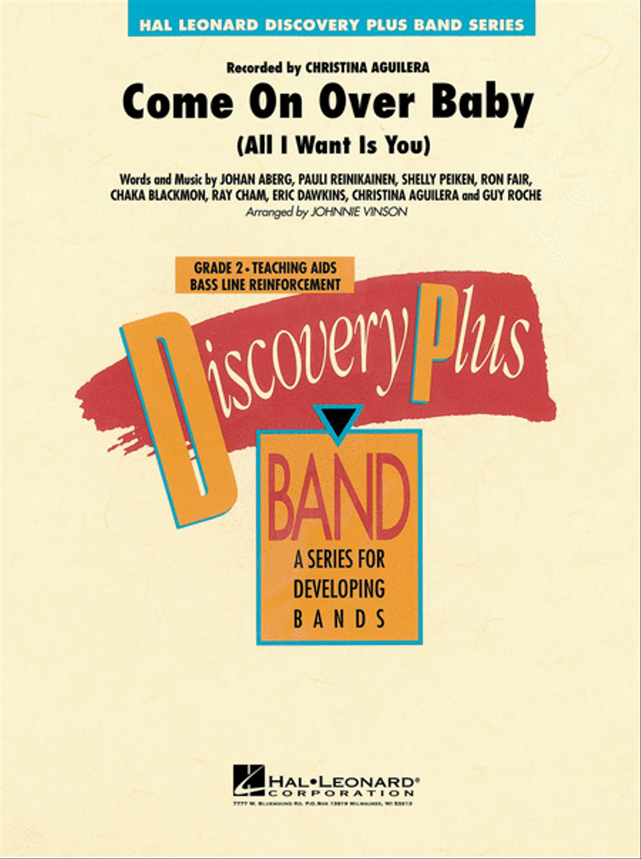 Come On Over Baby (All I Want Is You) Concert Band scores gallery preview page 1