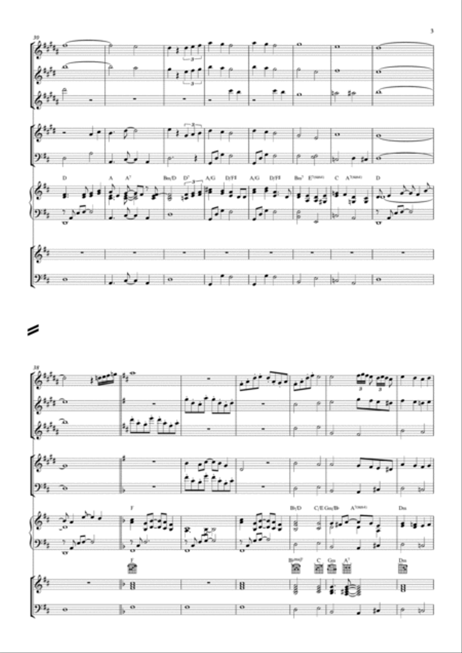 A Whole New World Concert Band scores gallery preview page 3