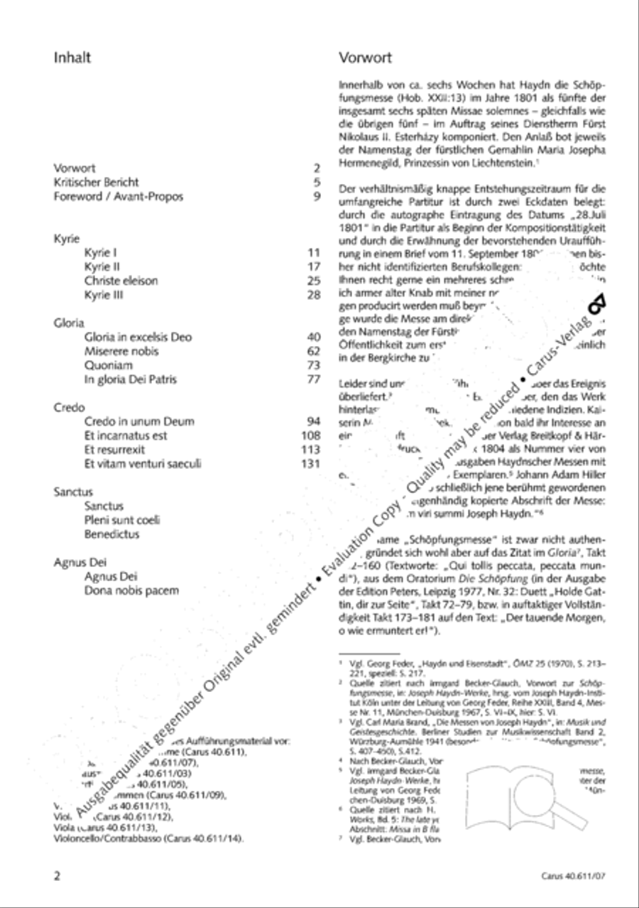 Missa solemnis in B 4-Part scores gallery preview page 3