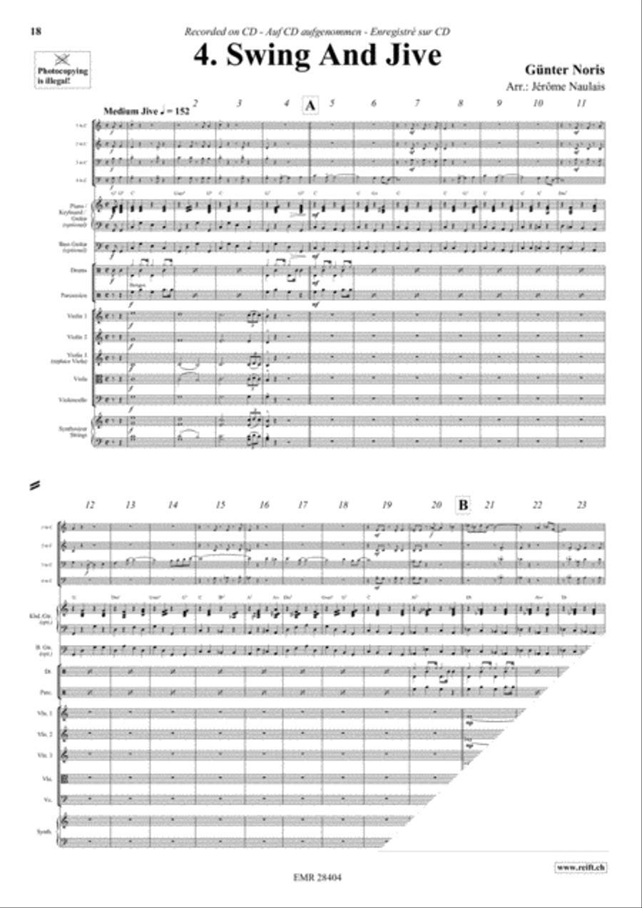 Let's Dance Volume 5 Brass Ensemble scores gallery preview page 6