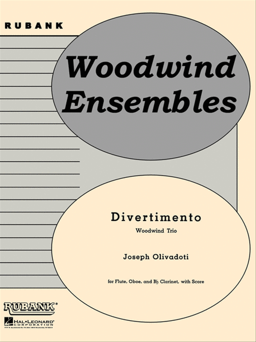 Divertimento Woodwind Trio scores gallery preview page 1