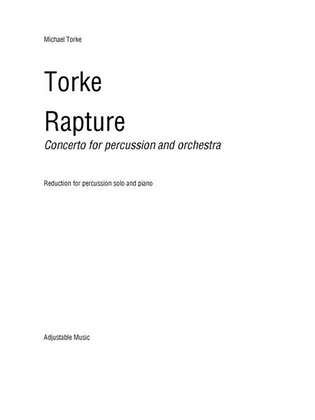 Book cover for Rapture (piano reduction)
