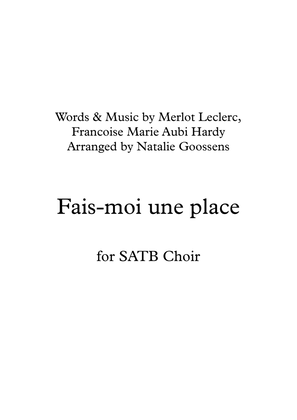 Book cover for Fais-moi Une Place