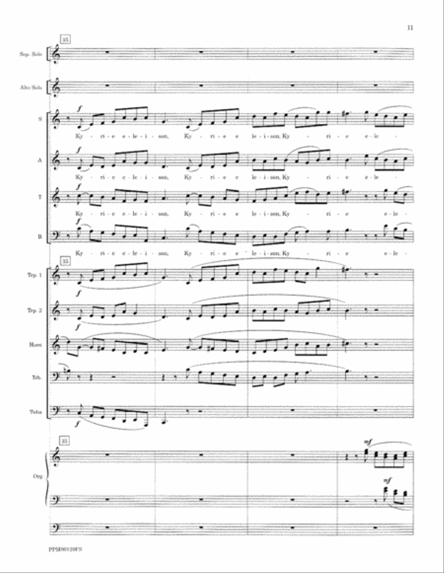 Transfiguration: An Ecumenical Mass - Full Score Divisi scores gallery preview page 14