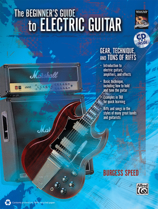 Book cover for Beginners Guide to Electric Guitar
