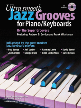 Book cover for Ultra Smooth Jaz Grooves for Piano/Keyboards