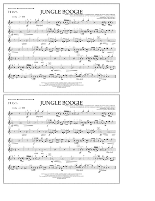 Jungle Boogie - F Horn