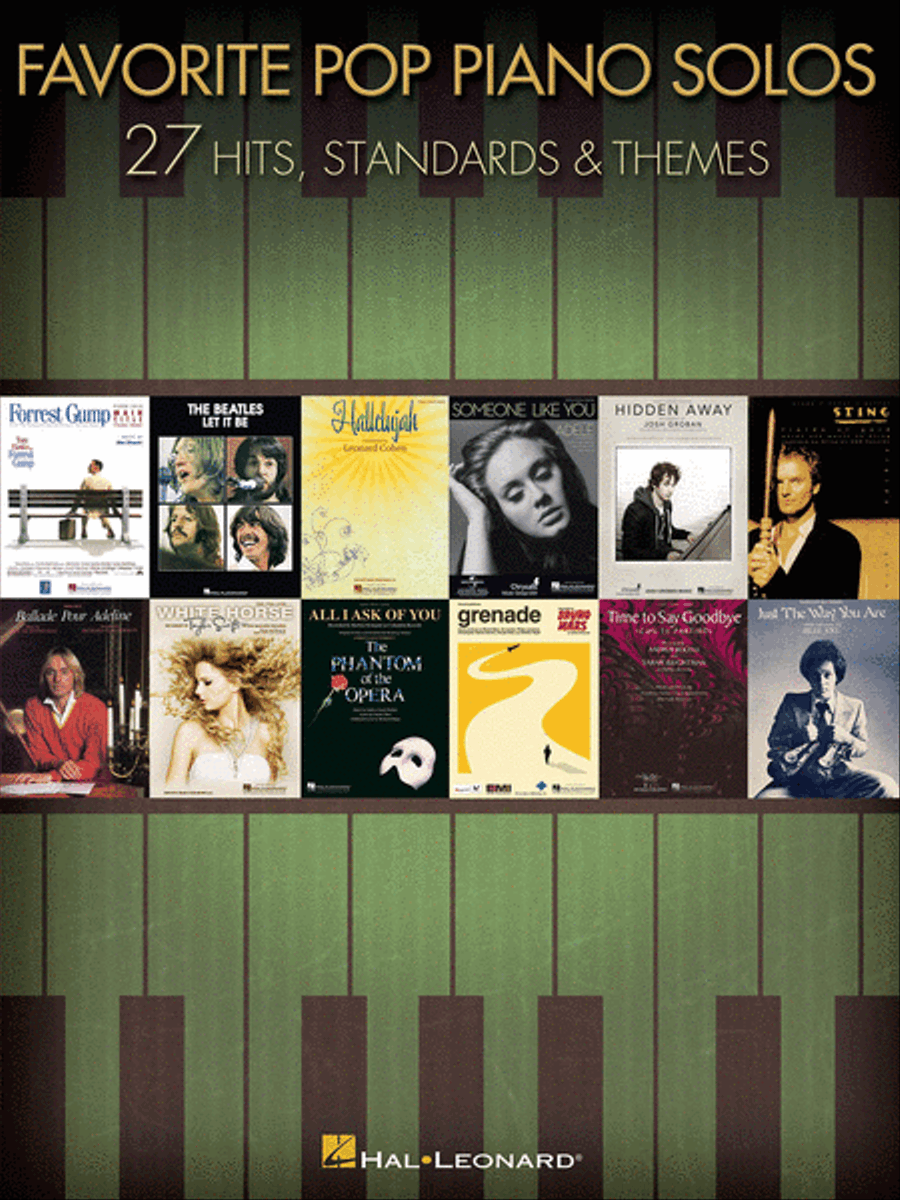 Favorite Pop Piano Solos Favorite Pop Piano Solos Piano Solo scores gallery preview page 1