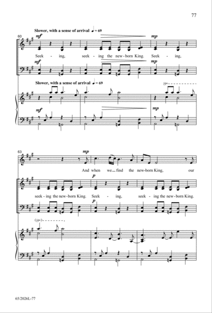 Night of the Father's Love 4-Part scores gallery preview page 78