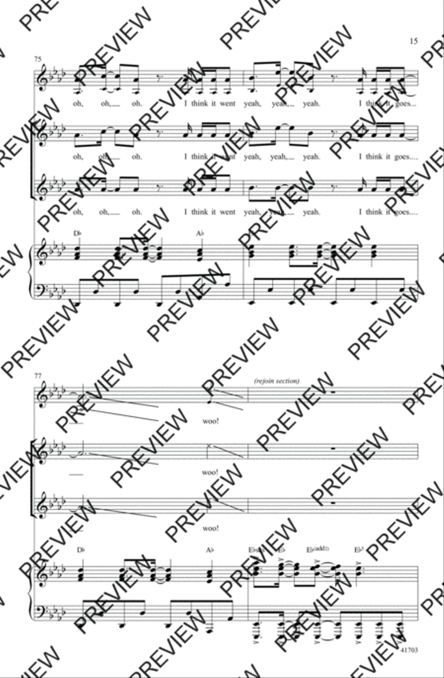 Best Song Ever Best Song Ever 2-Part scores gallery preview page 15