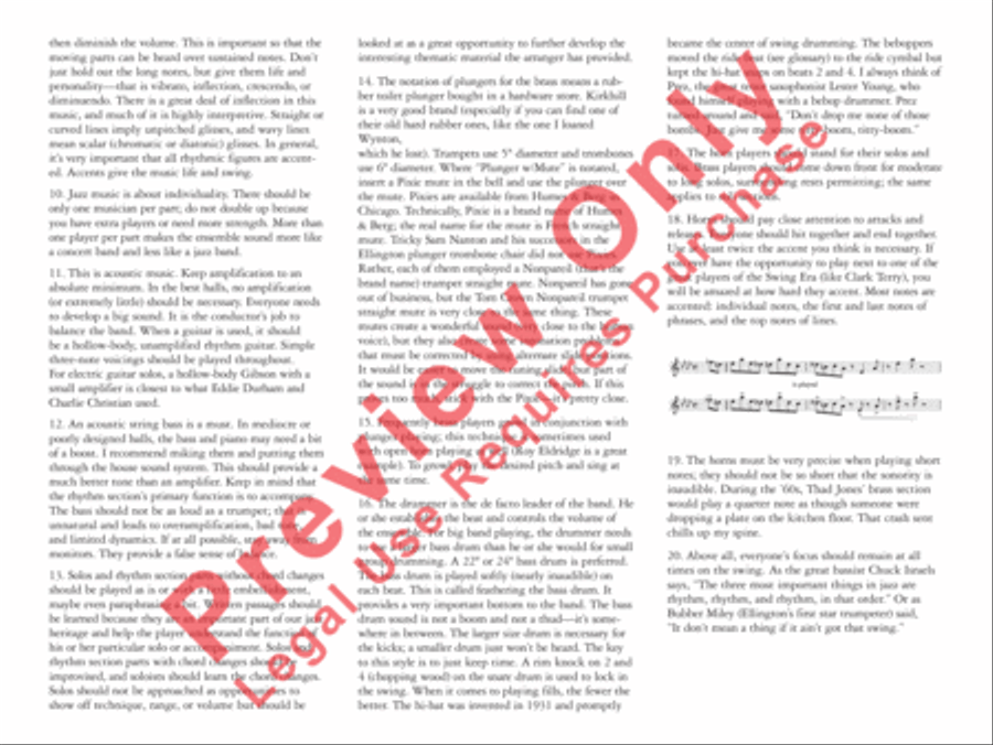King Porter Stomp King Porter Stomp Jazz Ensemble scores gallery preview page 5